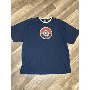 State of Mine Texas Tee T-Shirt XL Graphic Blue Mens SS Embroidered TX Pride Dad